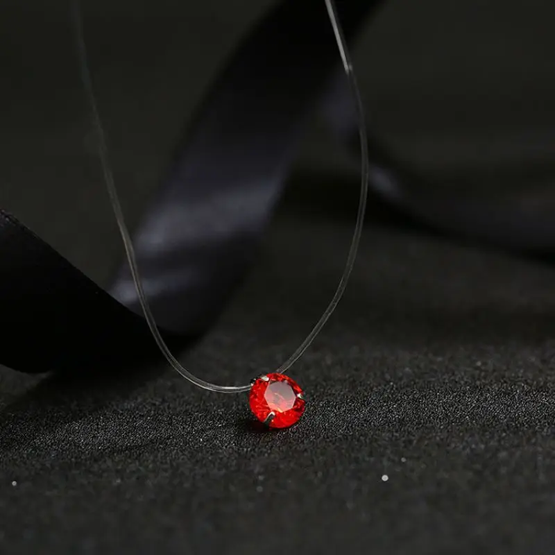 Креативная прозрачная леска маленькая свежая подвеска невидимое ожерелье набор