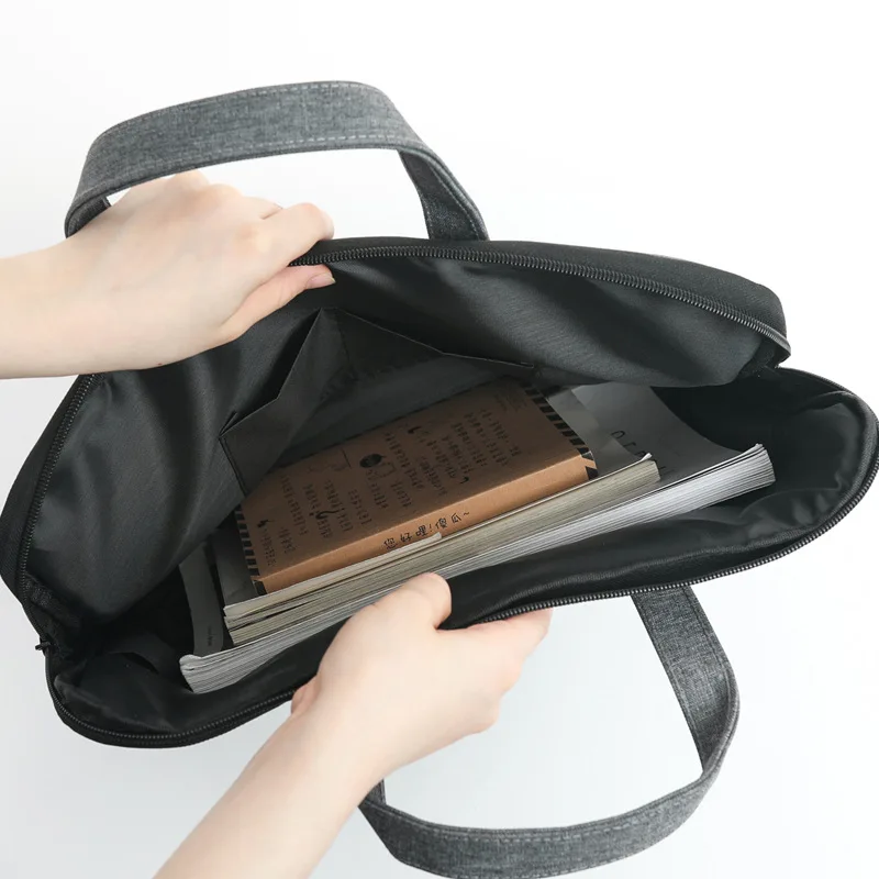 Waterproof Briefcase Men Women Laptop Bags Travel Documents Storage Pouchs Portable Business Office Gadgets Organize Handbags