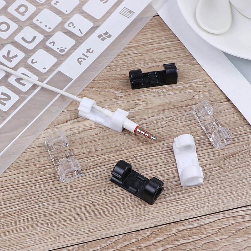 16/20 шт. провода Кабельные зажимы Организатор для рабочего стола и шнур Управление