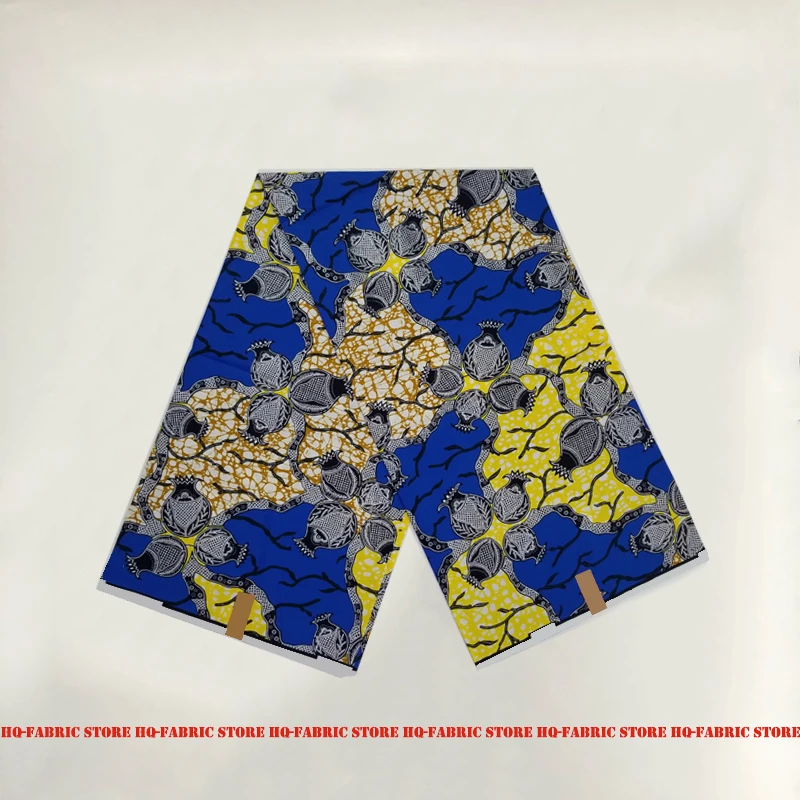 

High Quality Dress Materials For Sewing 100%Cotton Fabric Veritable Soft Breathable Ankara Wax Prints Fabric By The Yards V-L 30