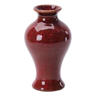 vessels retro decorative vase ceramics flower vases kiln into pot unique style red 10 5cm 125g glazed special design decorate