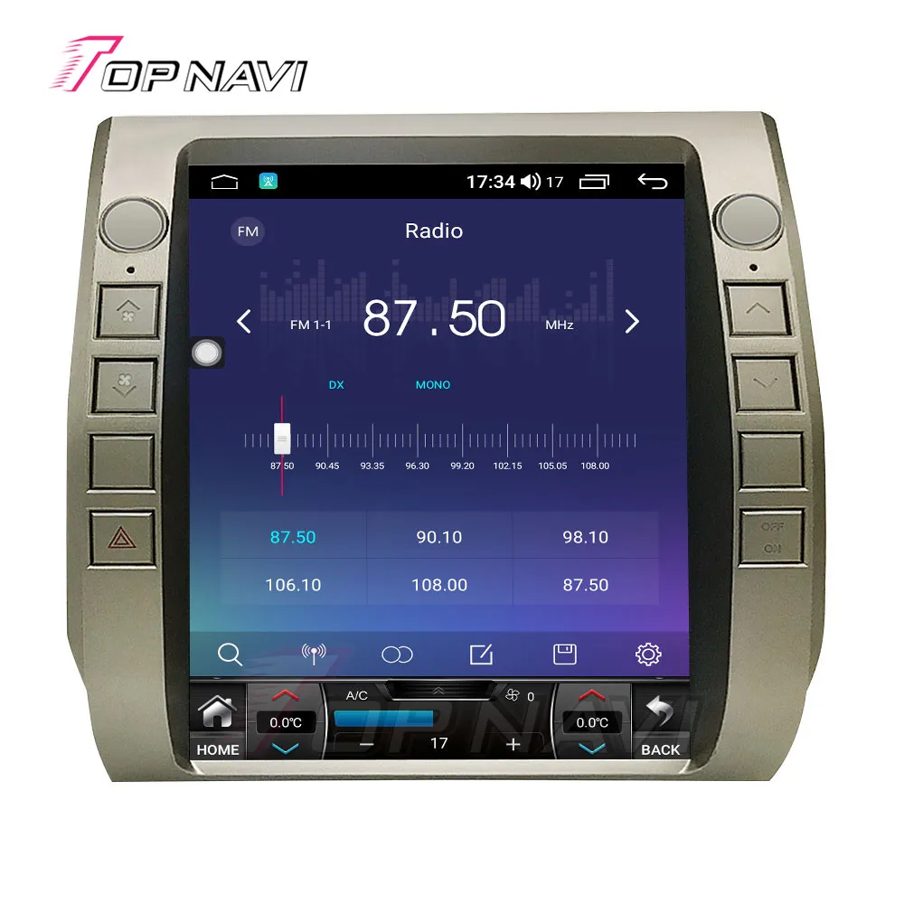 Android 10 0 Восьмиядерный 6G + 128G для Toyota Tundra 2014-2019 Auto gps-навигация радио стерео 12 1
