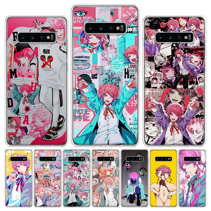 

HypnosisMic Ramuda Amemura Phone Case For Galaxy S22 Ultra S21 Plus S20 FE S10 Lite S10E S9 S8 Samsung S7 S6 Edge Cover Fundas P