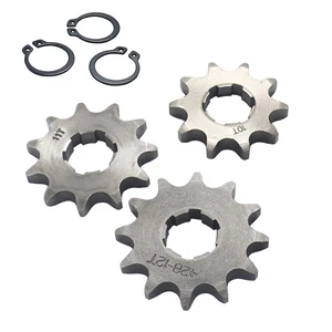 Высококачественный передний двигатель 428 #10T 11T 12T 13T 14T 15T 16T 17T 18T 19T зубцы 20 мм цепная Звездочка с фиксатором пластины