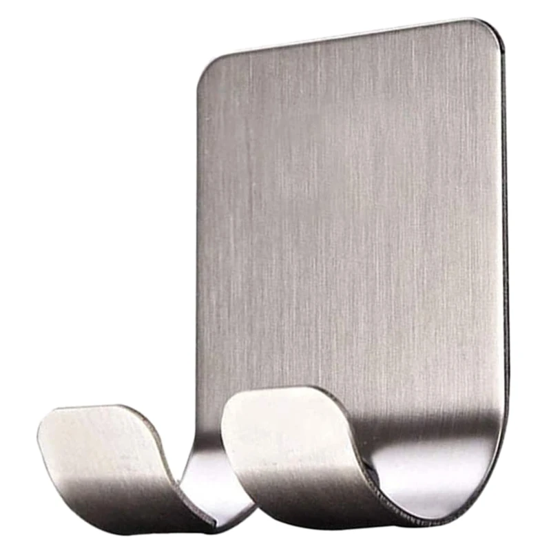 

Big deal Wall Hanger Hooks Stainless Steel, Hook Clothes Hooks for Kitchen Bathroom Coat Rack Hangers Hanging, Keys