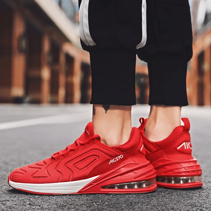 

Air cushion running shoes breathable lace-up casual shoes comfortable sports shoes sneakers men