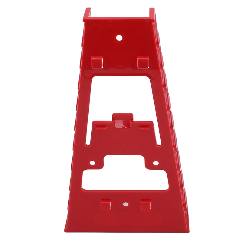

1 Pc Slot Wrench Holder Red Plastic Wrench Rack Standard Organizer Holder Storage Tool Wrenches Tools