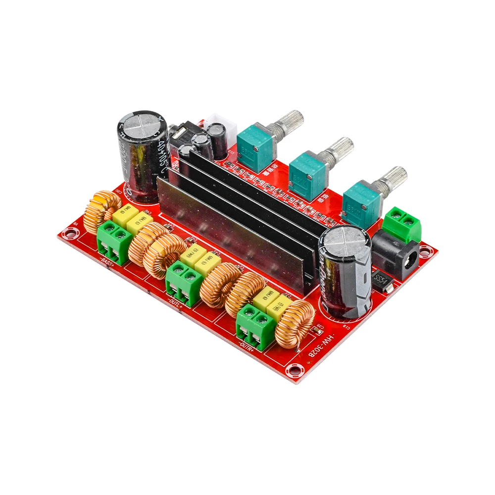 Цифровой аудио усилитель плата TPA3116D2 сабвуфер динамик усилители DC12V 24V 2*50 Вт + 100