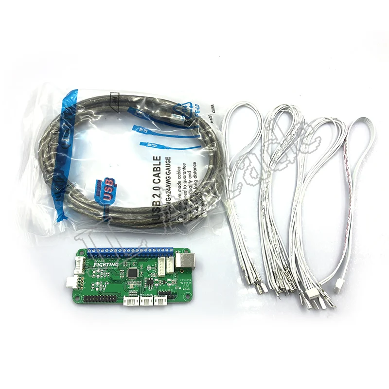 

Брук универсальная файтинговая доска Plus 3 в 1 Аркада PCB комплект файтингов для PS3/PS4/ПК с наушниками и поддержкой сенсорной панели/турбо-клави...