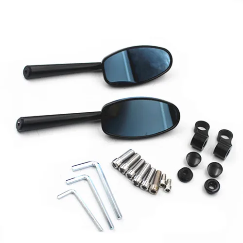 Алюминиевые мотоциклетные зеркала заднего вида для мотоцикла Honda Yamaha Kawasaki KTN Cafe