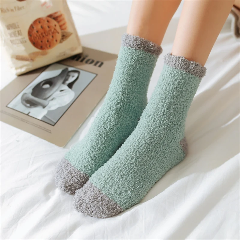 Фото - Ladies Coral Velvet Socks Winter Home Plus Velvet Thick Autumn And Winter Warm Socks for Women Gray Blue Color douglas gray buying and selling a home for canadians for dummies