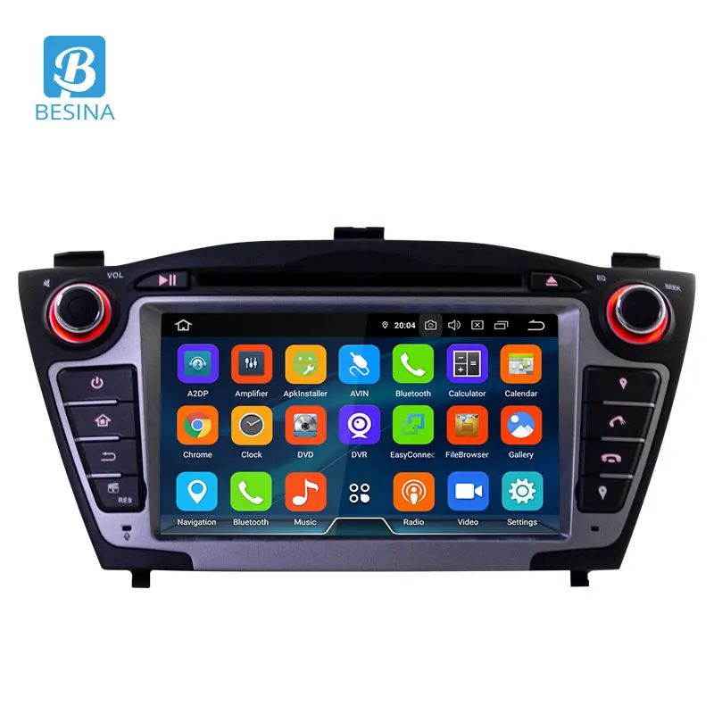 Besina Android 9,0 Автомобильный DVD плеер для hyundai Tucson/IX35 2011 2012 2013 gps 2Din автомобиль радио стерео Мультимедиа Autoaudio WI-FI RDS