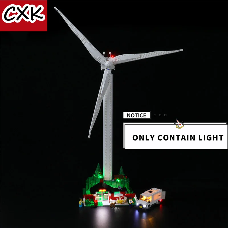 

Light Set For Stas Wind Turbine Building Blocks Model Lamp Kit Compatible With LEGO 10268 Brand Toy (Only light included)