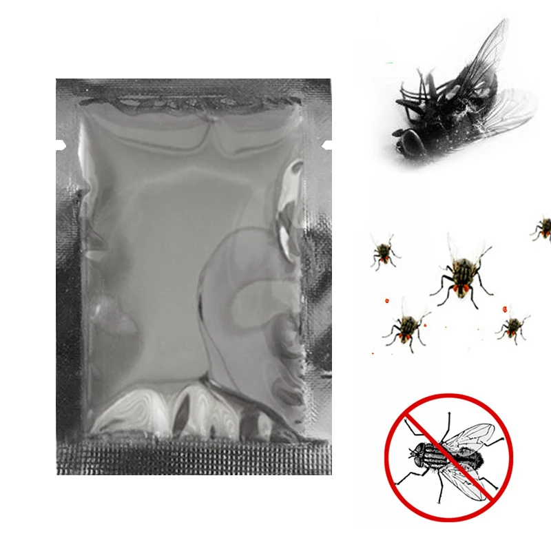 

1PC Efficient Fly Bait Non-toxic Flies Attractant Fish Bone Powder Scented Material Package Flies Cage Attracts Powder Fly Bait