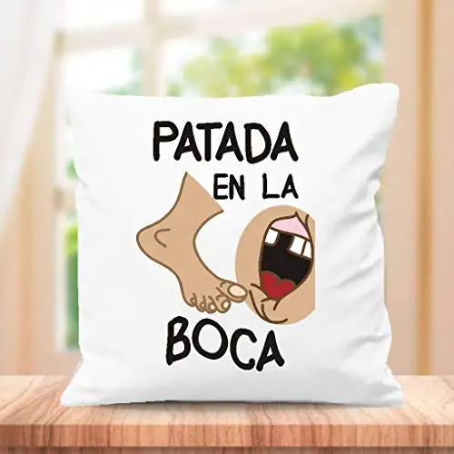 SUPER STICKER Original phrase cushion cover kick in the mouth | Mobile Phone Sticker &amp Back Flim