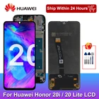 ЖК-дисплей для Huawei Honor 20 lite с дигитайзером в сборе, сменный экран 6,21 дюйма для Huawei Honor 20i