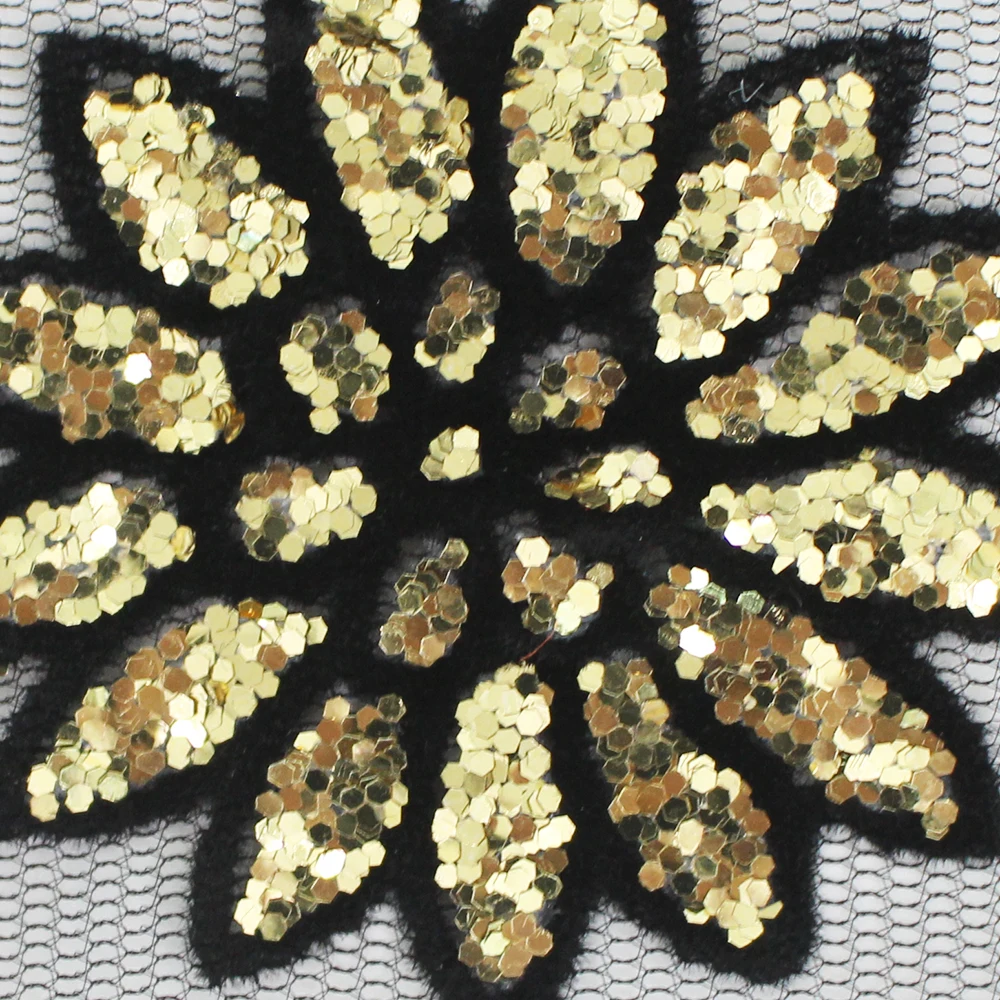 Индийское высококачественное кружево искусственный материал с украшенными