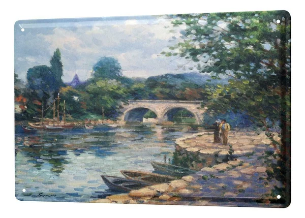 

Tin Sign Fun Ravtive Riverside Coffee Bar Decoration Home Decor