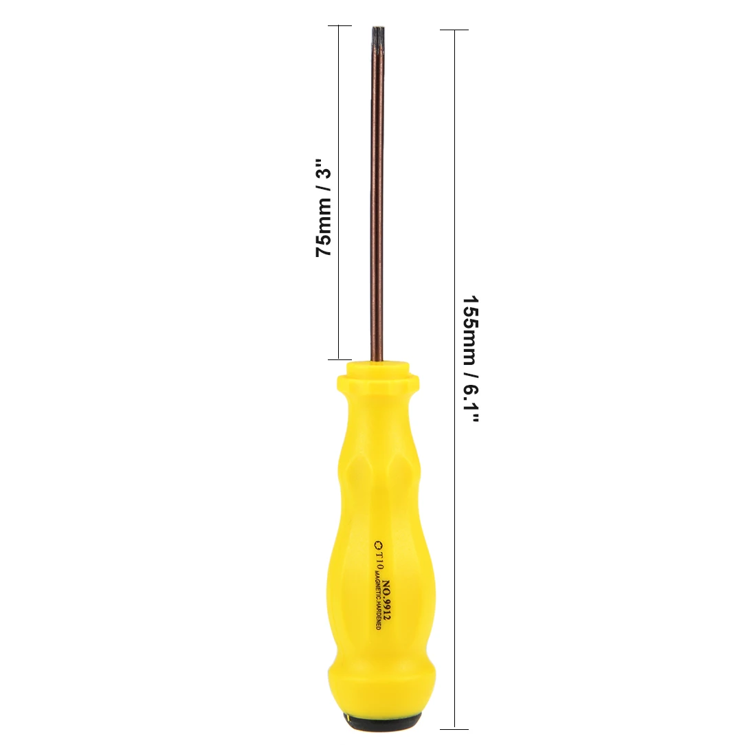 Uxcell Магнитная отвертка T10 Torx с 3-дюймовым стальным валом S2 | Инструменты