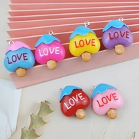 apeur 10pcspack 3d love popsicle ice cream resin charms pendant ice sucker earrings charm fit jewelry making pen keyring decor