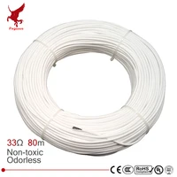 80m 12K 33ohm HRAG carbon fiber heating cable 5V-220V floor heating high quality infrared heating wire Non-toxic odorless