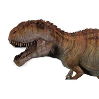 135 nanmu giganotosaurus dinosaurs toy doll movable jaw redbrown color without base