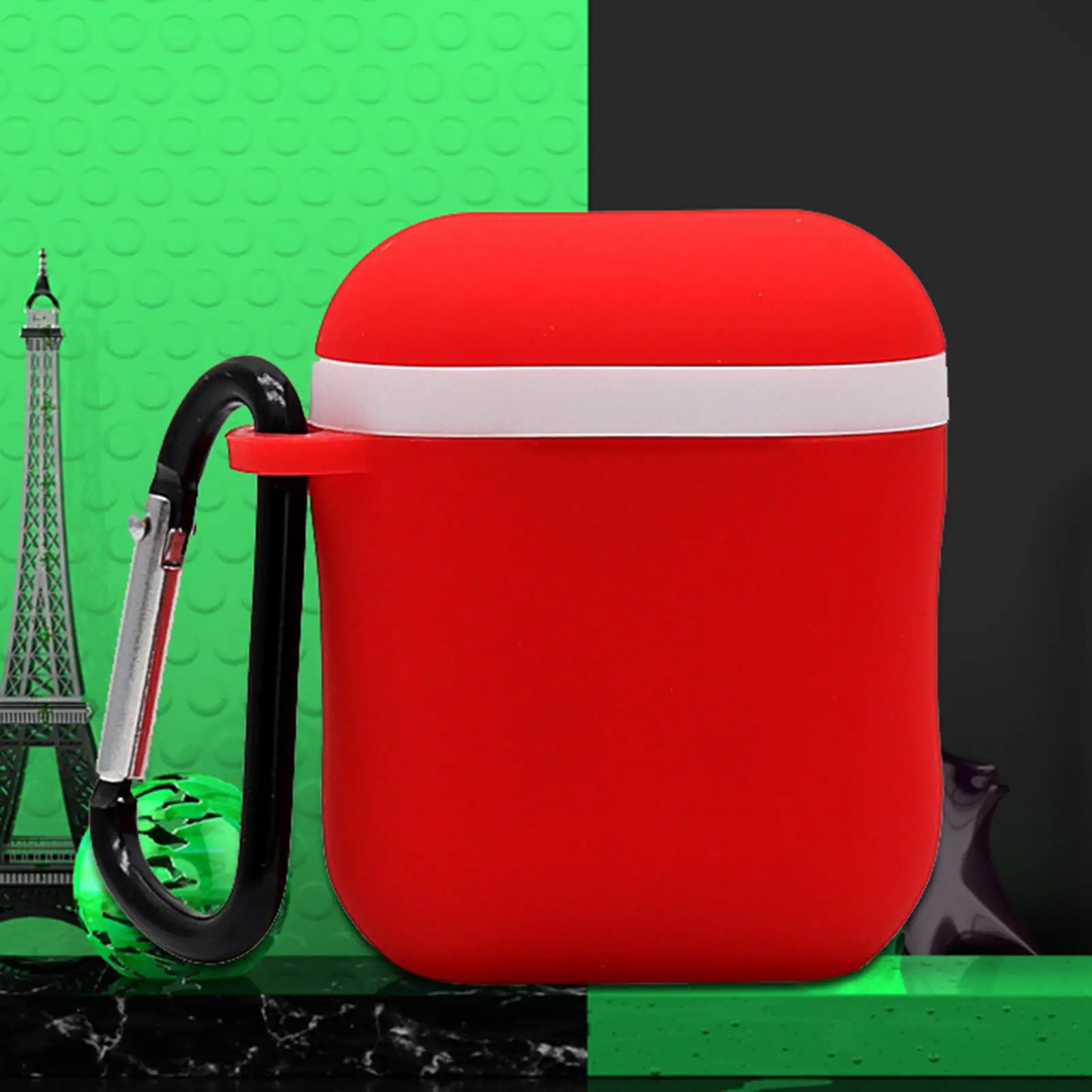 

Силиконовый защитный чехол для наушников AirPods 1/2