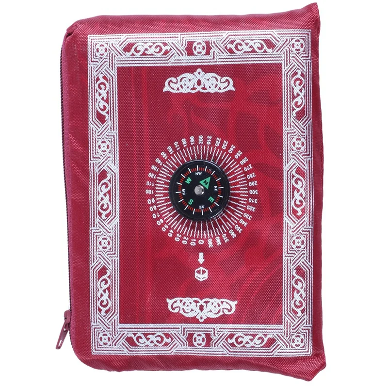 

Ramadan Islamic And Muslim Travel Prayer Mats,Compass Pocket Size Tote Bags