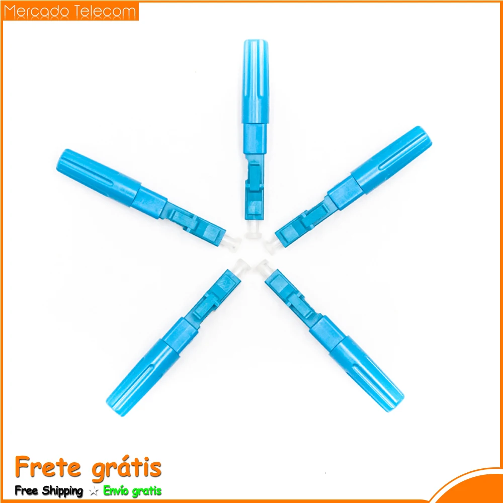 LC UPC 0.9mm SM fiber optic quick connector LC Embedded type FTTH Fiber Optic Fast Connector Adapter For Cold Splice