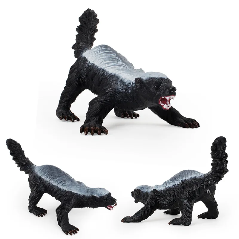 One Piece Simulated Animals Action Figure Toys Gift for Children Honey Badger Skunks Model | Игрушки и хобби