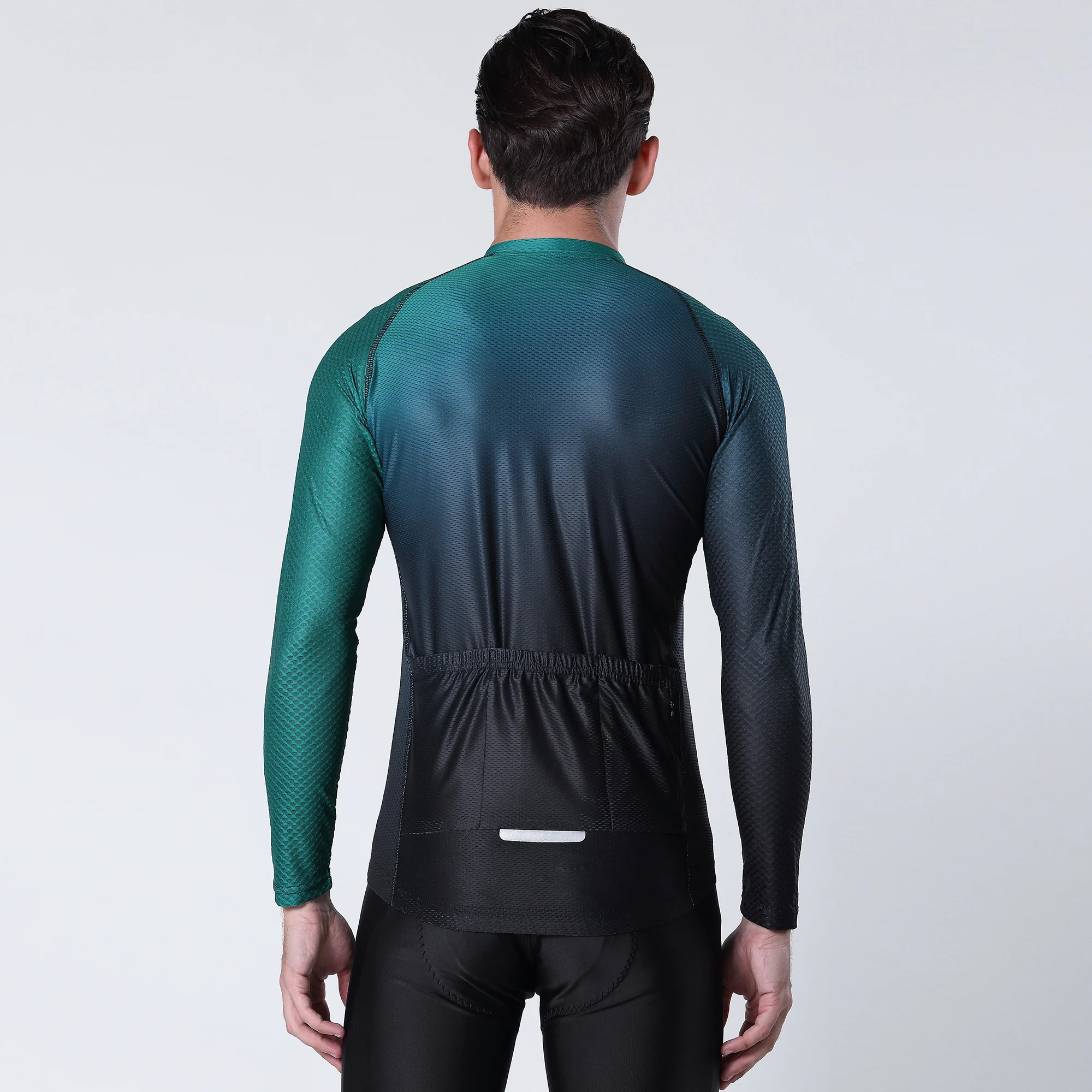 LUBI Мужские Pro с длинным рукавом Велоспорт Джерси тонкие дышащие одежда весенне