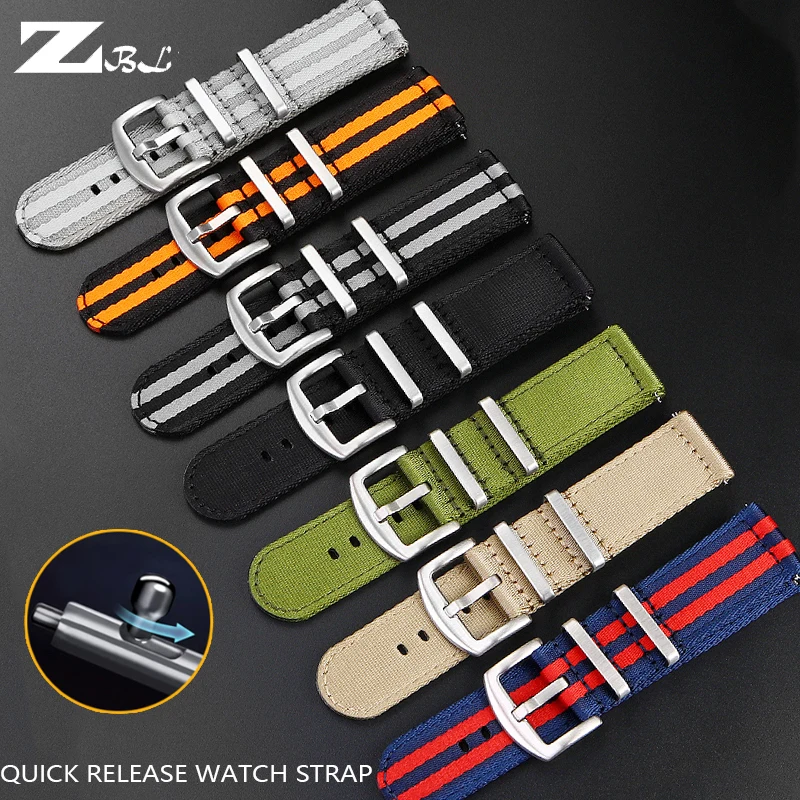 

Quick Release Watch Strap for Men Women Premium 20mm 22mm Watch Strap Nylon Watch Strap Watch Accessories High Quality