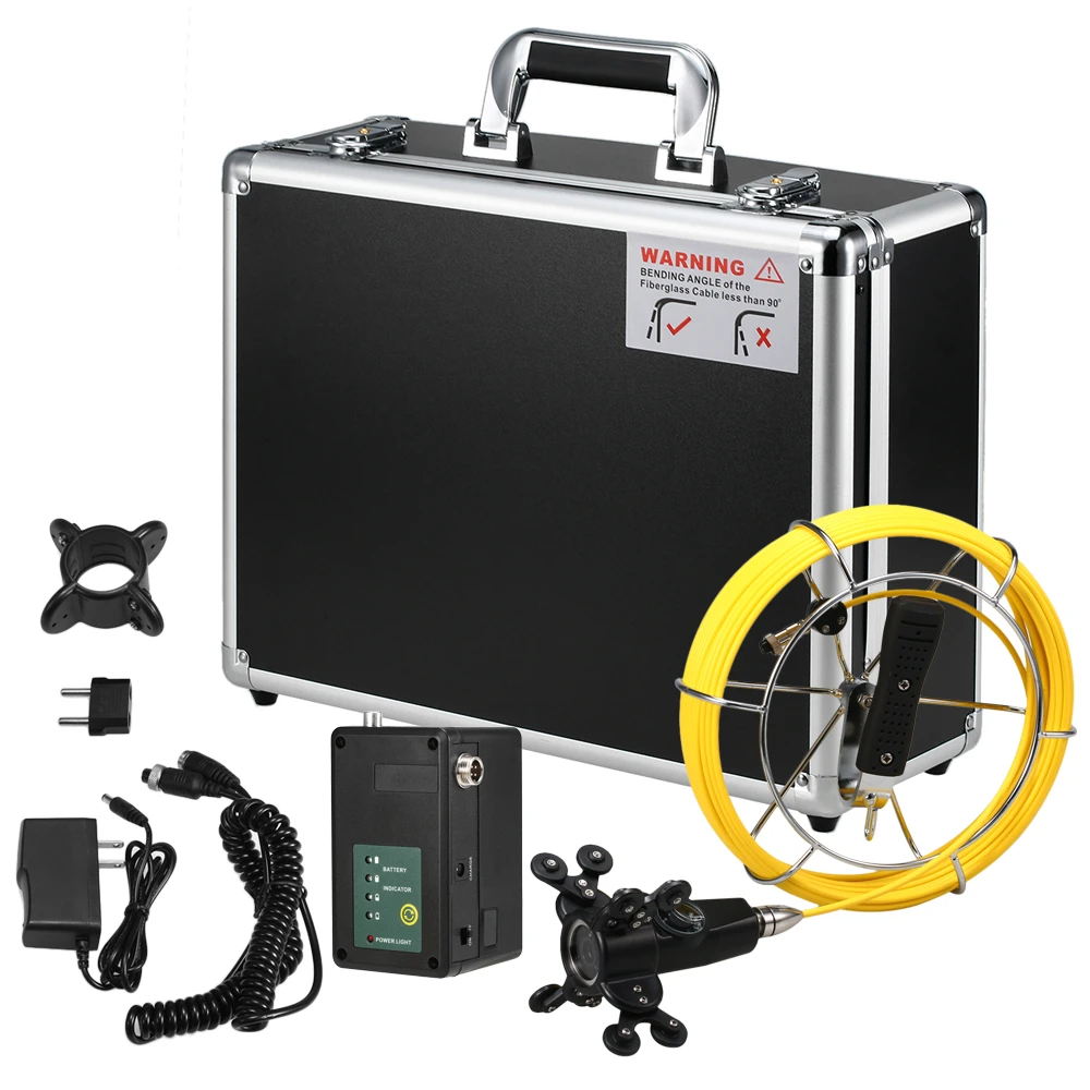 

7 Inch/9 Inch 20/50M Pipe Inspection Double Camera System Drain Sewer Pipeline Industrial Endoscope Camera