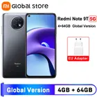 В наличии глобальная версия Xiaomi Redmi Note 9 T, 5G 4 Гб ОЗУ 64 Гб ПЗУ, мобильный телефон диммер, тройная камера 48 МП, 5000 мАч, NFC