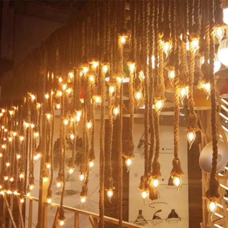 Винтажная веревка из пеньковой веревки 1/1 5 м электрический шнур провод для