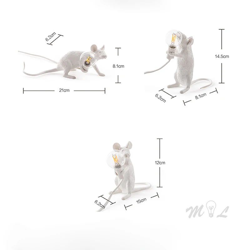 Современная светодиодная лампа в виде лампы из смолы настольные скандинавском