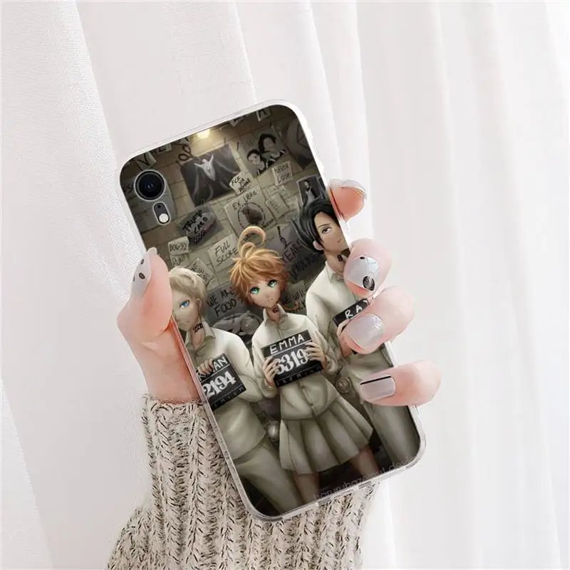 

The Promised Neverland Phone Case For iPhone X XS MAX 11 12 pro max 6 6s 7 7plus 8 8Plus 5 5S XR se 2020 case