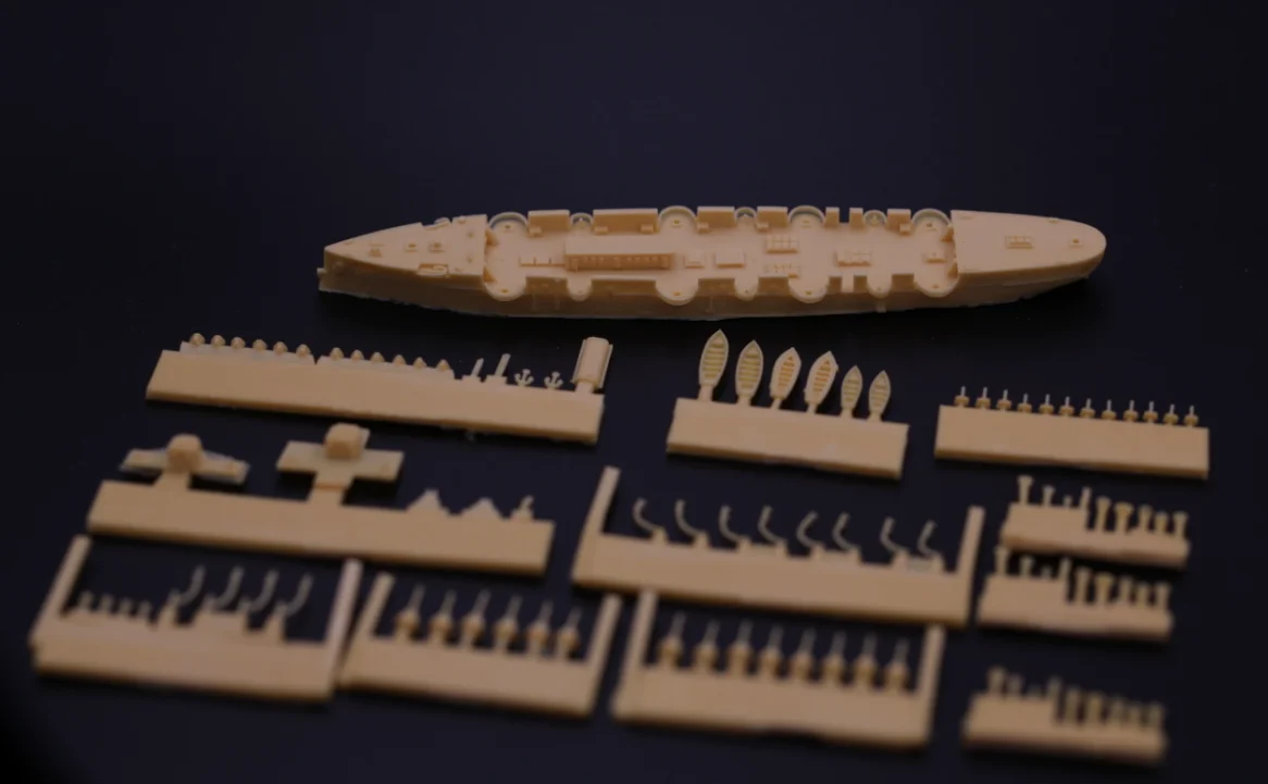 

military model accessory resin 1/700 chiyoda armoured cruiser model