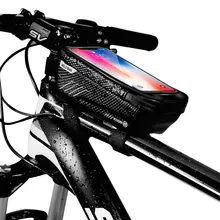 Bicycle bag Mountain bike front pocket multifunction waterproof phone holder with Touchable screen mtb items bicycle accessories
