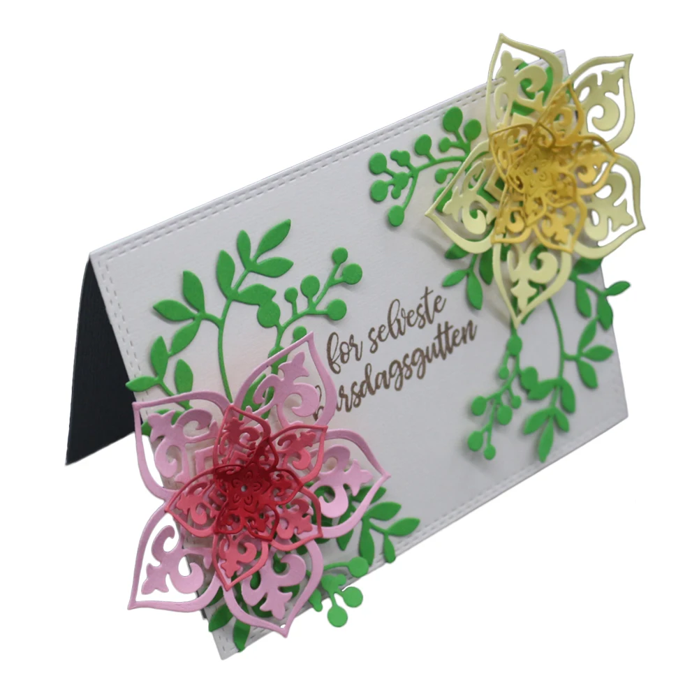 

Die Cuts for Card Making Cut Die Metal Stencil Template Cutting Dies Mould for DIY Embossing Scrapbooking Birthday Decoration