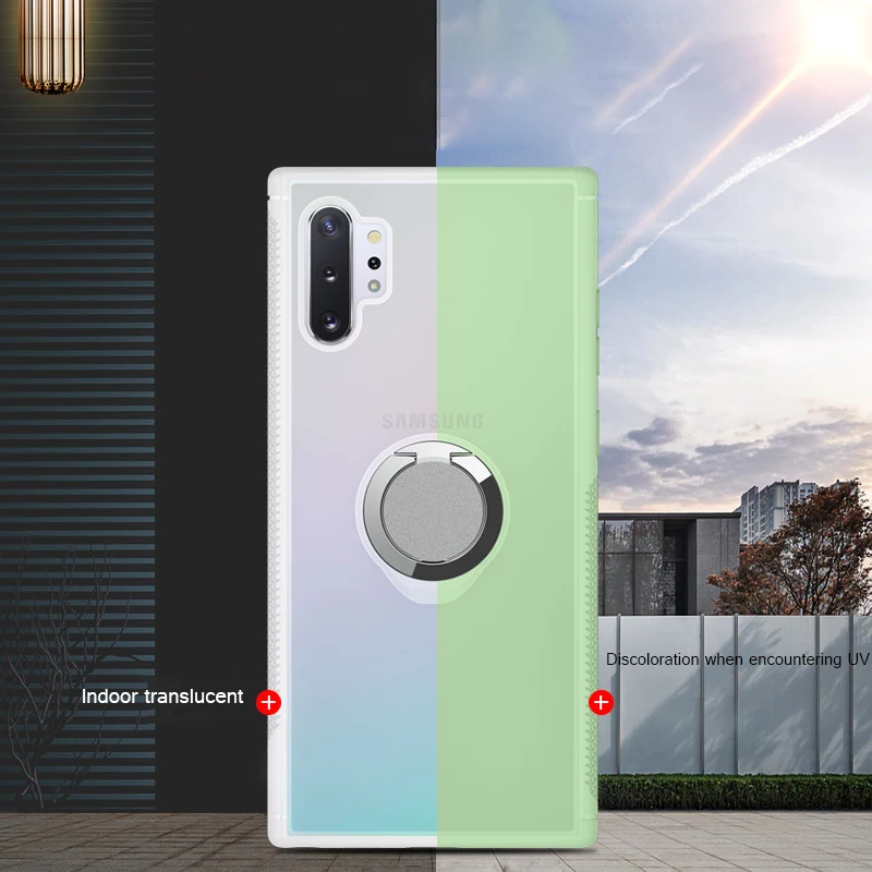 Прозрачный мягкий чехол из ТПУ для Samsung Galaxy Note 10 Plus | Мобильные телефоны и