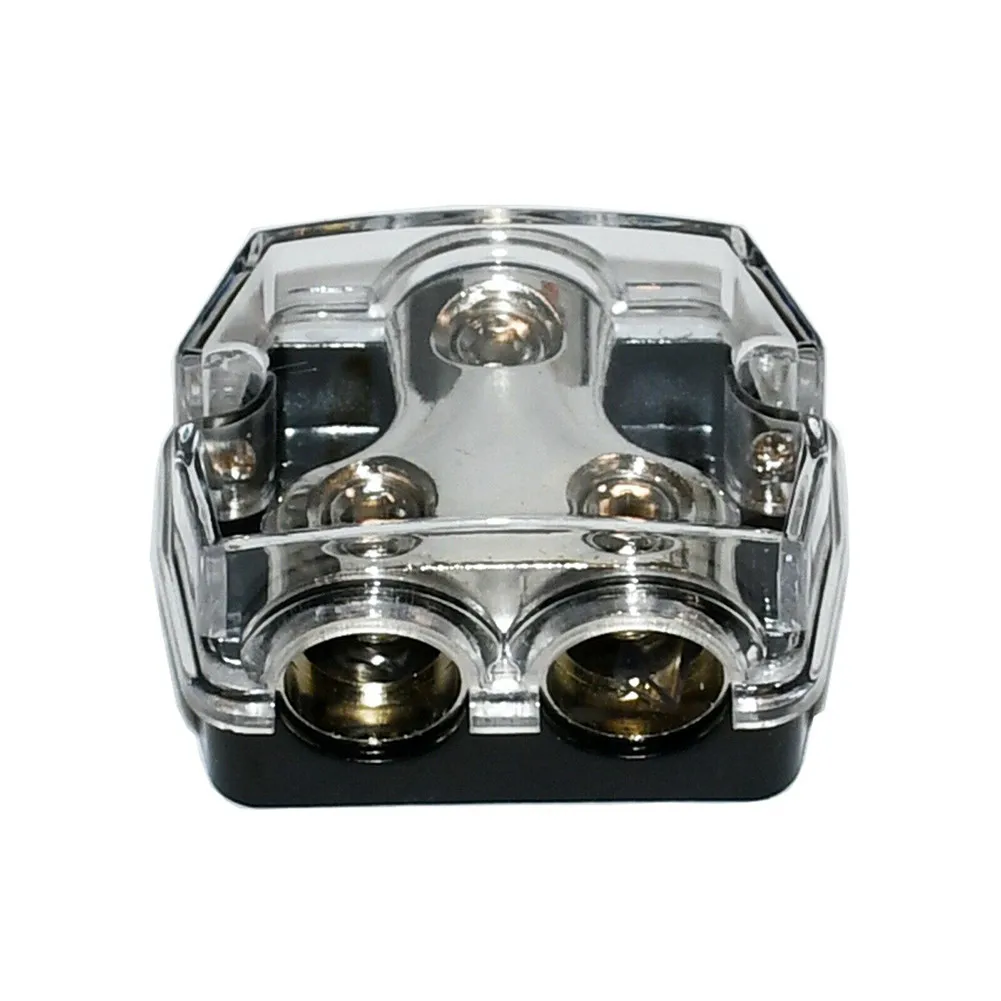 

1pcs Power Distributor 2x0 GA Out Boat Car For Car Audio Fusebox Marine