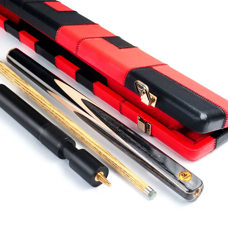

Omin Snooker Cue With Excellent Case And Telescopic Extension 3/4 Billiard Stick Ash Shaft Brass Joint Inlay Butt 9.8mmTips