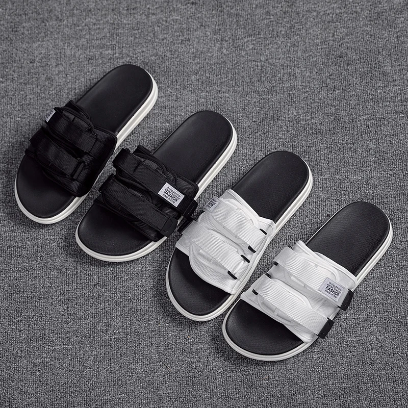 X 2019 летние тапочки мужские пляжные шлепанцы без задника с открытыми пальцами EVA