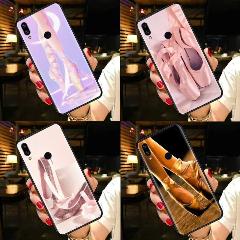 

Ballerina Dance Ballet Girl Shoes Phone Cases For Xiaomi Redmi note 7 8 9 A t k30 max3 9 s 10 pro lite
