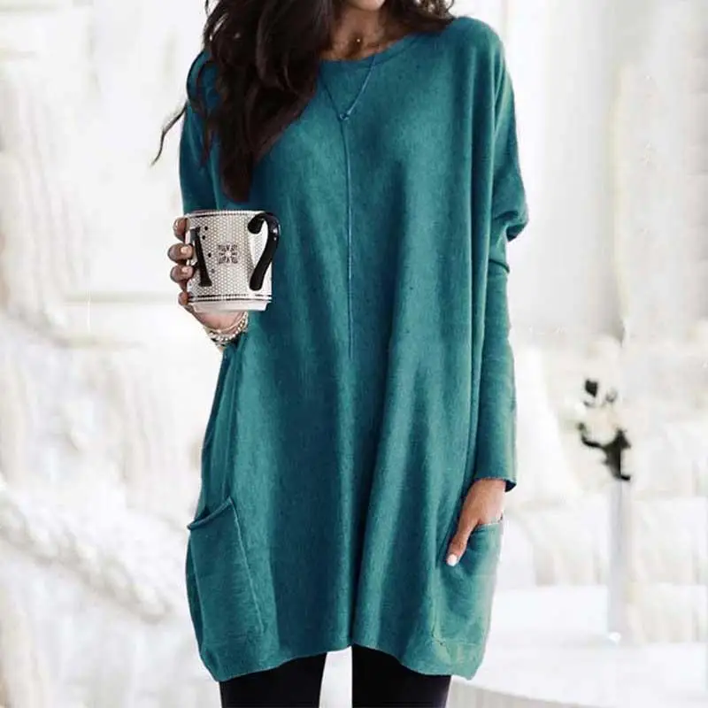 

2020 Autumn Oversized Tshirt Long Sleeve T Shirt Women O-neck T-shirts Loose Tee Shirt Oversize Plus Size Casual Solid