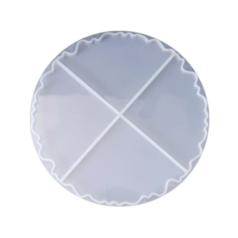 Нерегулярная волна круглая Чашка Поднос подстаканник чашка коврик ilicone Плесень