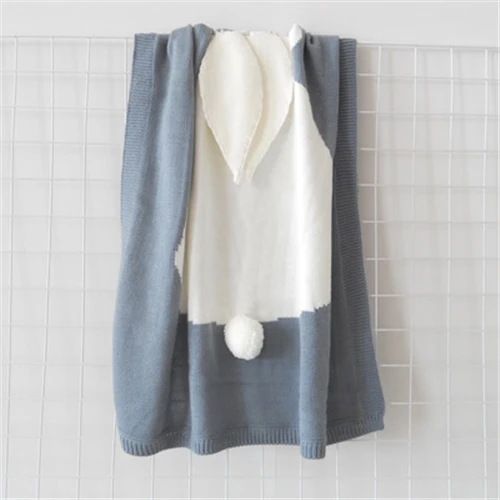 Одеяло детское трикотажное в виде кролика 5 цветов | Мать и ребенок