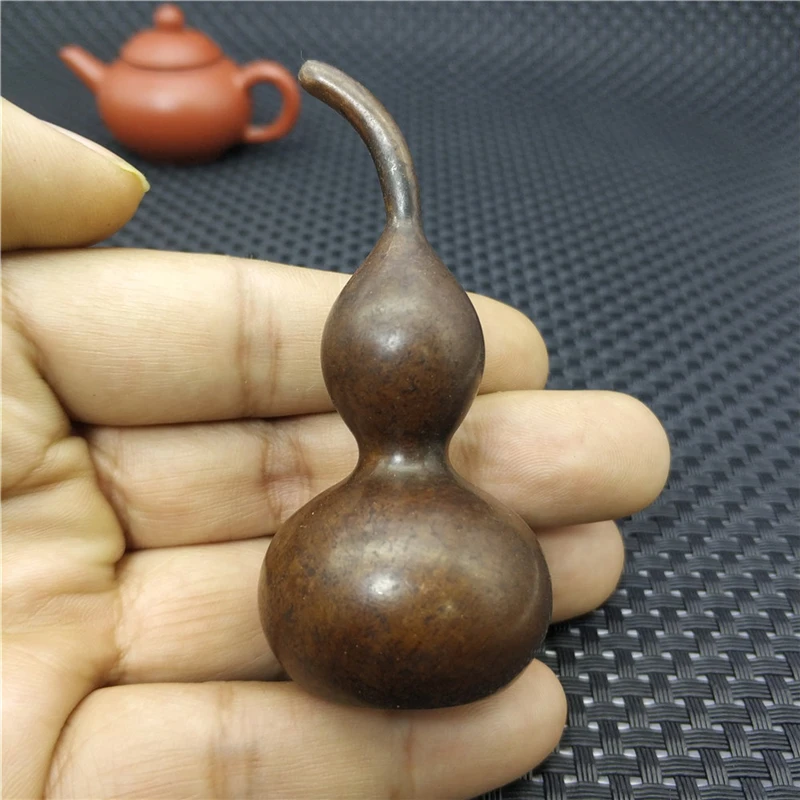 

Pure Copper Gourd Fengshui Ornament Copper Taiji Bagua Gourd Wealth Dispels Evil And Turns Evil Household Decoration Gift