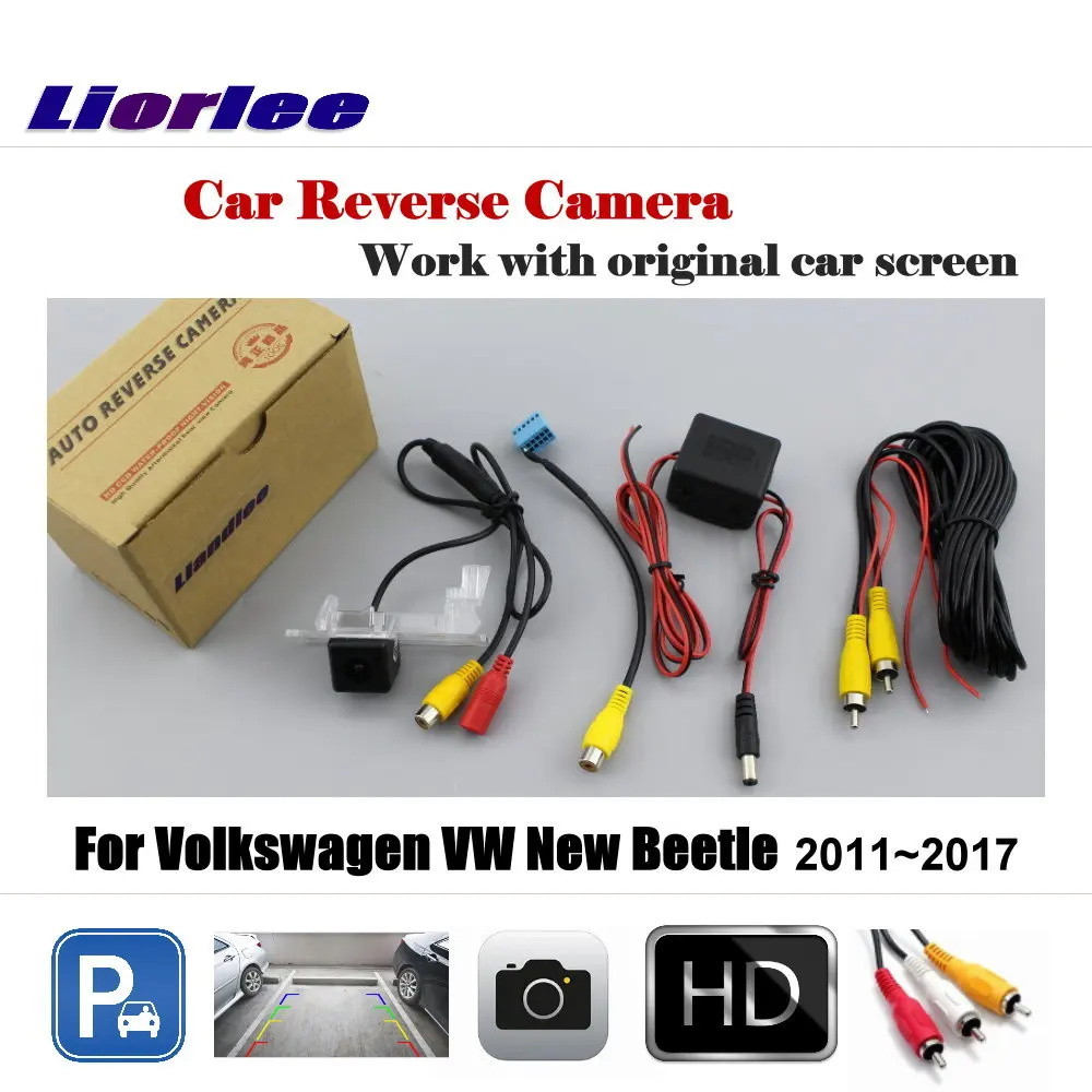 

For VW Beetle/Coccinelle/Fusca/Maggiolino 2011-2019 Car Rear Reverse Park Camera Rearview Back HD CCD OEM CAM